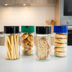 Contenedor de Alimentos de Grado Alimenticio de 2.35L, Hermético de un Toque, Material PS, Apto para Lavavajillas, Refrigerador y Congelador, a Prueba de Humedad - Product Image 1