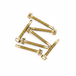 Industrial Grade Metal <b>Fasteners</b> Supplier: BIS Certified Yellow Zinc Hex Head Screws Bulk Sale - Product Image 5