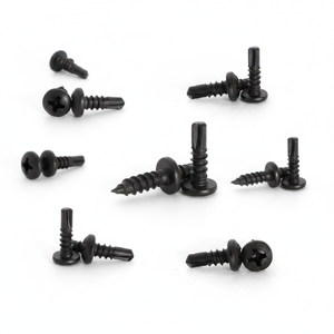 Vis à béton en acier au carbone revêtu noir PDC Modèle 11 - Tête cylindrique, entraînement Phillips, couple élevé, goujons d'ancrage pour maçonnerie (Grade 4.8 en pouces) - Product Image 5