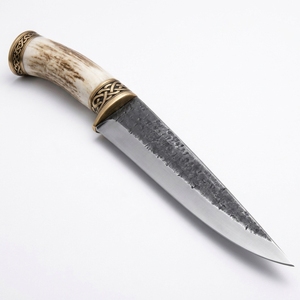 Cuchillo Seax Medieval de Acero al Carbono Premium, Hecho a Mano, Estilo Tradicional, Material Duradero, Para Coleccionistas, Hoja Histórica Resistente - Product Image 1