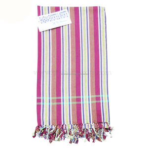 Serviettes de plage durables Kenya Kikoy avec différents daignes pour la plage Kikoy Serviette Kikoy à rayures en tissu - Product Image 2