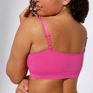 Custom Plus Size Breathable Hide Back Fat Wireless Women's Seamless High-Rise <b>Bra</b> Set Butt Lifter Shapewear <b>Bra</b> - Product Image 6