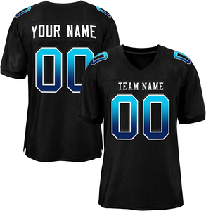 Nouvelle Arrivée Ensembles de Maillots de Football Américain Unisexe Personnalisables Respirants Anti-Bactériens Séchage Rapide Uniformes de Sport Manches Courtes Plus - Product Image 3