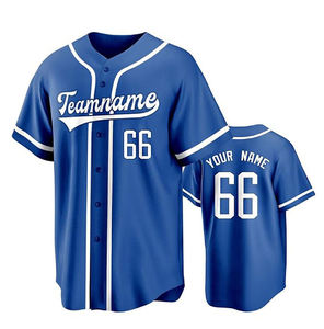 Customizable Logo American Baseball Jersey Breathable Stitched Jersey Digital Sublimation Print Customized Printed Baseball - Product Image 2