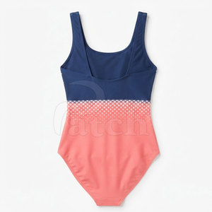 Traje de Baño Deportivo de Una Pieza para Mujer, Sublimado Personalizado, de Secado Rápido, Tejido Elástico, para Playa, Piscina, Entrenamiento - Product Image 2