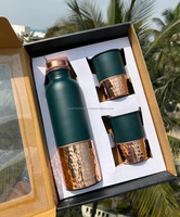 Sac de transport en toile pour bouteille d'eau en cuivre, bouteille 100% cuivre pur pour l'eau potable