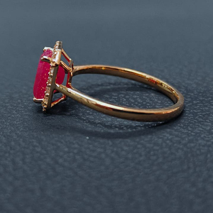 Anillo de Esmeralda Natural con Corte Esmeralda, Oro Sólido de 14 Quilates, Clásico para Mujer, Joyas RIZTA, Aniversario - Product Image 2