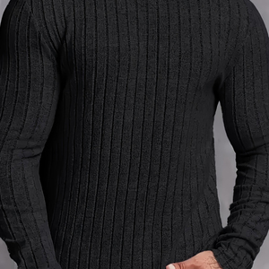 Suéter de punto premium para mujer, suave, cálido, elegante, cómodo, informal, jersey de invierno, elegante, corte relajado, transpirable, para uso diario, a la moda. - Product Image 1