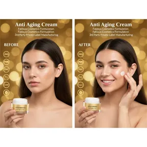 Crème Visage Anti-Âge Hydratante et Réparatrice Anti-Rides à l'Acide Hyaluronique Marque Blanche – Vente en Gros OEM – Crème Raffermissante pour la Peau en Vrac - Product Image 2