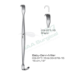 Retracteur chirurgical Guthrie à double pointe pour plaies fines, crochets médicaux pour la peau, prix abordable, vente en gros - Product Image 2