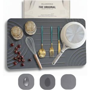 Grande Tappetino Assorbente in Terra Diatomacea 60x40 cm, Asciugatura Rapida, Antiscivolo, per Cucina, Grado Alimentare - Product Image 2