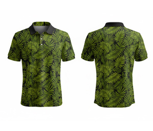เสื้อโปโลพิมพ์ลายตามสั่ง OEM แบบซับลิเมชั่นเต็มตัว สำหรับผู้ชาย ผู้หญิง และเยาวชน แห้งเร็ว ระบายอากาศได้ดี - Product Image 2