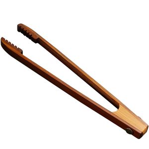 Acacia Wooden Ice <b>Tong</b> Food Salad Fruit Long <b>Tongs</b> for Restaurant Use Handicraft Wooden Ice Cube <b>Tongs</b> <b>Kitchen</b> Tools - Product Image 4