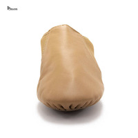 RELEVO INDUSTRIES Zapatos de Jazz de Piel con Suela Partida Suave, Flexibles, Ligeros, Cómodos, con Forro de Algodón, Tacón Plano, Unisex