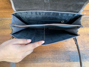 กระเป๋าสะพายคาดลำตัวหนังวัวสีเมทัลลิกสำหรับผู้หญิงกระเป๋าสะพายไหล่ดีไซน์หนังแท้แฟชั่นใหม่สำหรับ2024 - Product Image 5