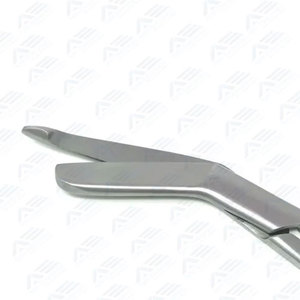 Ciseaux médicaux à lame dentelée en acier inoxydable, ciseaux à pansements courbés, ciseaux à bandages Lister pour traumatismes - Product Image 3