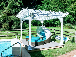 ซุ้ม arbours pergolas สะพาน Pergola ปก - Product Image 2
