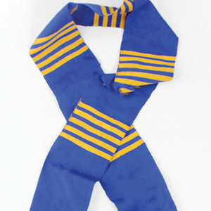 Estola de Graduación Kente de la Hermandad Sigma Gamma Rho, Auténtica, Tejida a Mano en Ghana, de Algodón Azul Rey y Dorado, para Ceremonias - Product Image 4