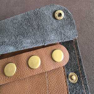 Étui à pipe en cuir véritable fait main, portable, pochette à tabac, accessoires de fumeur, sac de voyage PRB-0004F - Product Image 4