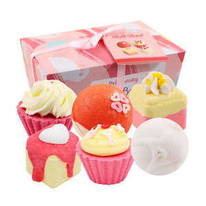 Coffret cadeau de bombes de bain au sel de soda personnalisées avec des ingrédients 100% naturels, marque privée, durée de conservation de 3 ans - Product Image 1