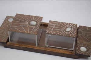 Elegante tarro de fecha acrílico brillante Tapa de nácar natural caja de regalo árabe de lujo logotipo personalizado frutas secas Chocolates Bakhoor - Product Image 3