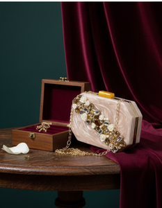 Accesorio de Moda de Lujo, Diseño Floral con Cristales, Elegante para Mujer, Venta al Por Mayor para Compradores de Fábrica - Product Image 1