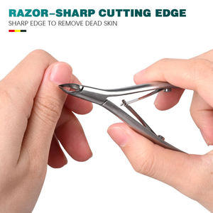 New High Quality Stainless Steel Nail Clipper Curved Wide Jaw Opening for Professional Nail Cuticle Care Soft Controller ANAAIF - Product Image 2
