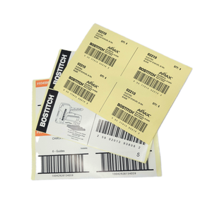 Rollo de papel autoadhesivo térmico de productos con etiqueta de envío blanca - Product Image 2