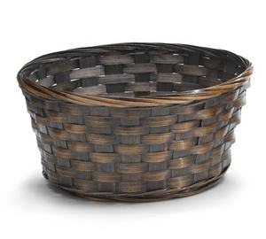 Pot de fleurs ovale coloré en bambou, style rustique classique, écologique, pour la décoration du jardin, léger et durable - Product Image 4