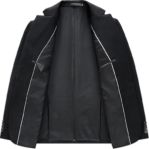 Blazer homme à prix abordable, veste formelle élégante, coupe ajustée, idéale pour le bureau et les occasions formelles décontractées - Product Image 3