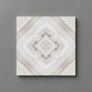 Azulejos de Porcelana Cerámica Brillante Vistaar con Diseño Book Match, Efecto Mármol, 600x600mm, 24x24 pulgadas, 60x60cm, Garantía de 3 Años, 10mm - Product Image 1