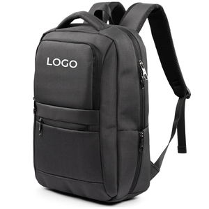 Minimalist Oxford Laptop <b>Backpack</b> With Zipper Closure Water Resistant 20-39L Capacity Unisex Shoulder Straps Softback Design - Product Image 1