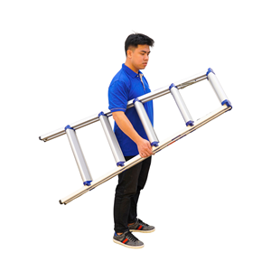 Wood <b>Step</b> Ladder 4 <b>Steps</b> 6FT Height 150kg Capacity Household Use Modern Design Manual Locking Mechanism - Product Image 2