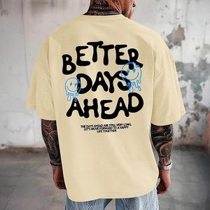 Camisetas Gráficas Divertidas para Hombre, Camisetas Extra Grandes con Frases Positivas Inspiradoras, Camisetas Estampadas Vintage, Tops Casuales de Estilo Urbano - Product Image 5