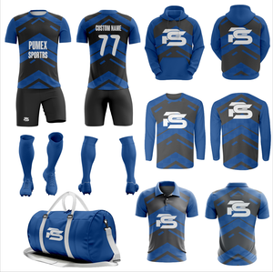 Factory Direct Premium Soccer Uniform Custom Sublimation Unisex Teamwear Breathable Short Sleeve New Design Shirt - Product Image 1