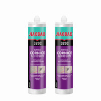 Scellant acrylique à base d'eau Jiaobao, peignable, imperméable, pour l'étanchéité des fenêtres, des portes et des murs, certifié CE ROHS
