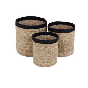 Panier en jute naturel fait main pour le rangement et la décoration de la maison – Panier tissé écologique pour le salon, la chambre et la cuisine - Product Image 6