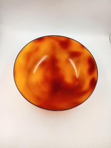 Bol à salade rond en résine de style bohème de haute qualité, fait main et poli à la main, pour servir des soupes, des nouilles, du riz, ustensile de cuisine - Product Image 2