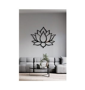 Panneau mural en métal original pour un intérieur élégant, sculpture murale moderne en fer, décoration suspendue au mur - Product Image 6