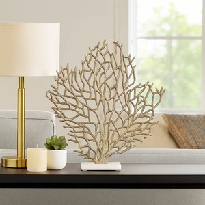 Modern Abstract Metal Sculpture Handmade Artistic Tabletop Decor Irregular Shape Silver Finish Living Room <b>Decoration</b> - Product Image 2