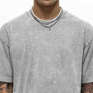 Camiseta Vintage con Lavado Ácido, OEM ODM, Personalizada, Estilo Urbano, con Tacto Suave, Calidad y Comodidad Duraderas - Product Image 6