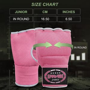 Gants intérieurs de boxe Farabi Sports rembourrés en gel, bandages rapides pour les mains, demi-doigts, MMA, Muay Thai, Kickboxing, entraînement, vente en gros - Product Image 6
