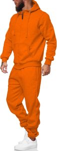 Ensemble de survêtement respirant en microfibre 240 GSM pour homme, avec sweat à capuche zippé et pantalon de jogging, imprimé par sublimation, contraste rouge et noir, tenue de sport - Product Image 6
