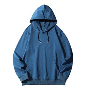 Sweat-shirts et sweats à capuche unisexes avec logo personnalisé brodé, 100% coton molletonné respirant, 320g, impression sérigraphique, design uni, hiver - Product Image 1