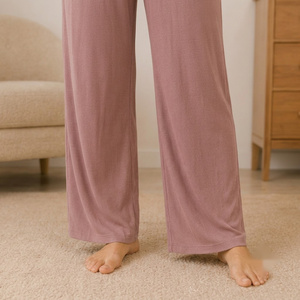 Pijama de Maternidad sin Mangas con Cuello en V, de Longitud Completa, Ajuste Holgado, Suave, de Poliéster y Spandex, Transpirable para Verano, Ropa de Dormir para Mujer - Product Image 6