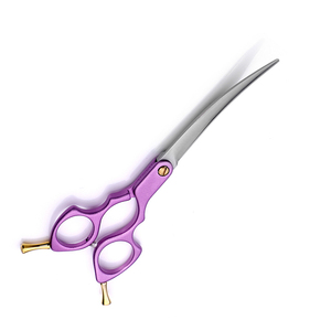 Personal Care & Grooming Tools Hair Cutting <b>Scissor</b> With Sharp Curved Blade Custom Made Barber Shop & Salon Use <b>Scissors</b> - Product Image 2