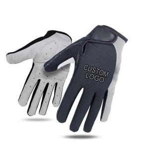 Gants de sport en PU noir et rouge, compatibles avec les écrans tactiles, fermeture auto-agrippante, unisexes - Product Image 6