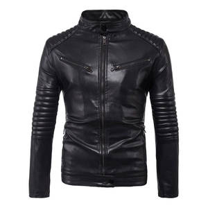 Blouson Bomber Moto en Cuir PU Imperméable pour Homme, Grande Taille 5XL, Multi-Designs, Veste Extérieure - Product Image 4