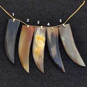 Collar de cuerno hecho a mano de primera calidad con construcción duradera, ideal para joyería de moda duradera y accesorios de uso diario. - Product Image 6