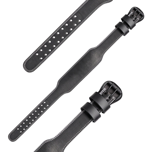 Ceinture de musculation en cuir Rajputana Corporation 10 mm/13 mm, respirante, antidérapante, réglable, protection professionnelle, fermeture à boucle - Product Image 5